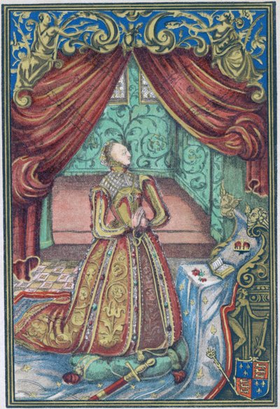 Queen Elizabeth I at Prayer, frontispiece to 